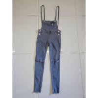 ราคา เอี๊ยมยีนส์ขายาวเอี๊ยมยีนส์แฟชั่น แต่งขาด (23258668909)