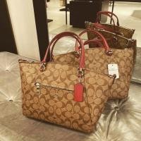 ราคา COACH PRAIRIE SATCHEL IN SIGNATURE CANVAS (4609737319)