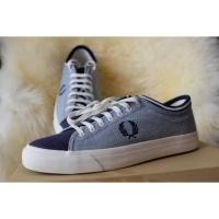 ราคา รองเท้าผ้าใบ ลำลอง Fred Perry รุ่น Kendrick Tipped Cuff สี Navy เท่ห์ๆ (ชาย/หญิง) (2015463323)