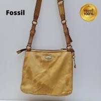 ราคา Fossil กระเป๋าหนังฟอสซิลมือสองของแท้อะไหล่ทองเหลือง สภาพหนังสวย มีตำหนิด้านหน้าเป็นรอยโลชั่นไม่มีผลต่อการใช้งานซับในสวย (10763271253)