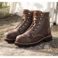 ราคา รองเท้าหนังแท้ หุ้มข้อ หนังออยล์ หัวเหล็ก StepPro Boots Code CS104 (13255581056)