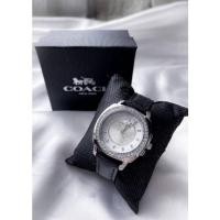 ราคา New นาฬิกา Coach สายหนังล้อมเพชร นาฬิกาสวย ราคาถูก พร้อมส่ง (15578465716)