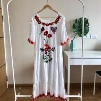 ราคา ชุดยิปซี ชุดเดรสยาว โบฮีเมี่ยน (1202529118)