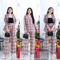 ราคา ป้าย Love Ladyเซ็ท2ชิ้นลายฮฺิต เสื้อคลุมสูทแขนยาว มาคู่กับกางเกงขายาวทรงสวย มีกระเป๋า2ข้าง สวยมากเรียบหรู ดูไฮโซงานตามหา (14134235394)