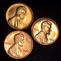ราคา เหรียญลินคอล์น ปีเก่า 1957 D, 1968 S, 1980 P (7673239474)