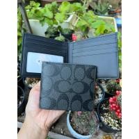 ราคา Coach #F66551 กระเป๋าสตางค์ผู้ชาย แบบบาง (20674427676)