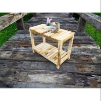 ราคา พร้อมส่งชั้นวางของ ชั้นวางเอนกประสงค์ โต๊ะหัวเตียง โต๊ะไม้ งานไม้สักเมืองแพร่ (6340393920)