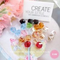 ราคา เม็ดคริสตัลสวารอฟสกี้ helix (5020) ขนาด 10 mm ราคาเม็ดละ 30 บาท (9356559009)