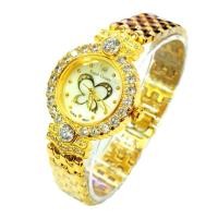 ราคา Royal Crown นาฬิกาข้อมือผู้หญิง สายสแตนเลสชุบทองอย่างดี สีทอง รุ่น 3844-SSL (Gold) (1184140178)