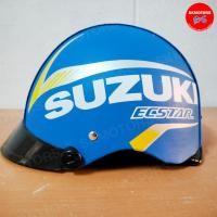 ราคา หมวกกันน็อคครึ่งใบ Suzuki สีน้ำเงิน แท้เบิกศูนย์ 100% (21483159740)