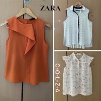 ราคา Zara, C-O-L-Z-A เสื้อแขนกุดแบรนด์ แท้% (16074465640)