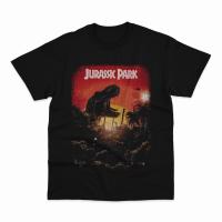 ราคา เสื้อยืดแขนสั้นเสื้อยืด พิมพ์ลาย Jurassic Park สไตล์วินเทจS-5XL (20476801243)