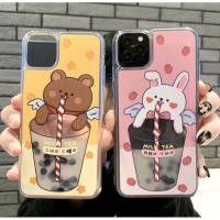 ราคา เคสiphone11/pro/promaxชานมไข่มุกขยับได้ พร้อมส่ง!! (5147834766)