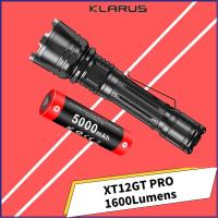ราคา Klarus XT12GT PRO ไฟฉายยุทธวิธี 1600 ลูเมนส์ ชาร์จได้ พร้อมแบตเตอรี่ 21700 5000mAh (23460401921)