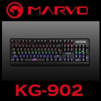 ราคา MARVO KG902 คีย์บอร์ดเกมมิ่ง Mechanical Gaming Keyboard Blue Switch บลูสวิซต์. (8216478157)