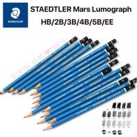 ราคา ดินสอ HB 2B 3B 4B 5B EE Staedtler Lumograph สเต็ดเลอร์ ลูโมกราฟ (จำนวน 1 แท่ง) (6445980341)