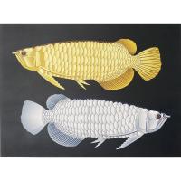 ราคา Bighot NICE รูปภาพพิมพ์ผ้าใบ ขนาด 50x70ซม. ปลาเงินปลาทองนำโชค Fengshui C7050-8 (13231700446)