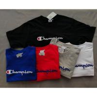 ราคา เสื้อยืด​ Champion​ งานป้าย​ สีพื้นคอกลม​ งานปักเนี๊ยบมาก​กก​ 150.- (7209742844)