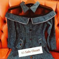 ราคา เดรสซีทรูผสมผ้าวิ้งๆมีซับใส่ไม่คัน งานคัดเกรดมือสอง (3933189204)