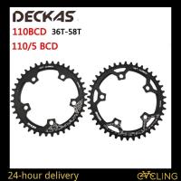 ราคา Deckas ใบจานหน้าจักรยาน 110/5 BCD 110BCD 36T 38T 40T 42T 44T 46T 48T 50T 52T สําหรับ shimano sram 110 (17447239328)