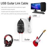 ราคา Guitar To USB Interface Cable Link Audio for PC Recording. จัดส่งฟรี (3448364973)