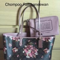 ราคา Coach tote ลายดอกไม้ แท้พร้อมส่ง (1761771498)
