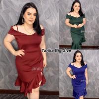ราคา ชุดราตรีสายเดี่ยวปาดไหล่ BigSize ชุดราตรีสั้น ผ้ามิลินยืด เดรสออกงาน ไปงานแต่ง พลัสไซส์ ชุดราตรีสายเดี่ยว สาวอวบ คนอ้วน (3869159910)