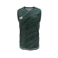 ราคา WARRIX เสื้อวิ่งแขนกุด WA-1607-เขียว-(GG) (1625557019)