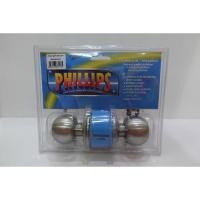ราคา ลูกบิด Philips สีเงินด้าน (4696602891)