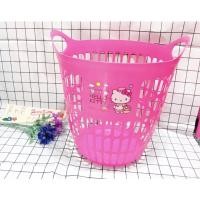 ราคา [มาใหม่ พร้อมส่ง]ตะกร้าใส่ผ้าคิตตี้ใบใหญ่งานแท้ (11866993705)