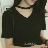 ราคา เสื้อคอวี มีสายคาดคอ (127813982)