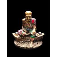 ราคา พระพุทธรูปบูชา หลวงปู่ทวดนั่งเรือ สมเด็จพุฒาจารย์โต กรุวังหน้าประดับพลอย หน้า9นิ้ว เนื้อปูนเก่า (8089589230)