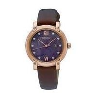 ราคา สายนาฬิกา SEIKO PREMIER ผู้หญิง สีน้ำตาล (21312017649)