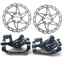 ราคา 1 คู่ Mi.xim ชุดเบรคจักรยาน Mechanical Caliper Disc Brakes Aluminum Alloy พร้อมใบจานดิส 160 m.m. (7737964163)