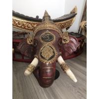 ราคา เศียรพระพิฆเนศหน้าแดง ขนาดครอบเก่า (3666792226)