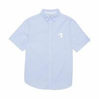 ราคา Smileyhound Removable logo shirt (Blue/Green/White) Autumn Winter 2017 (1065896211)