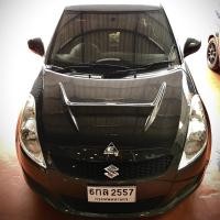 ราคา Econ GT ฝากระโปรงคาร์บอน ไฟเบอร์ - คาร์บอน เคฟล่า SUZUKI Swift Eco (ลายสอง) (4992658717)