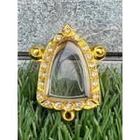 ราคา กรอบทอง ตลับพระ กรอบรูปหล่อ รูปหล่อ องค์ลอย 3 ห่วง เงินแท้80% ชุบทอง หลวงปู่ทวด หลวงพ่อเงิน ขนาด สูง 3.0 cm กว้าง 2.3 cm (19357252764)