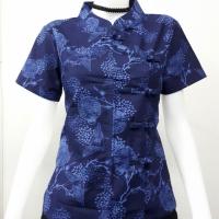 ราคา เสื้อหม้อฮ่อมคอจีนป้าย (752123323)