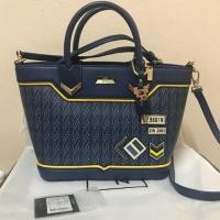 ราคา กระเป๋าถือ / สะพายข้าง Lyn สีน้ำเงิน ของแท้ (994449604)