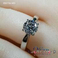ราคา แหวนเพชรเม็ดเดี่ยว 2 กะรัต เพชรเลียนแบบเพชรแท้ ทำจาก เพชร CZ, Cubic Zirconia หรือ เพชรโคลนนิ่ง (9644693814)