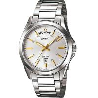 ราคา Casio นาฬิกาข้อมือผู้ชาย สายสแตนเลส รุ่ นMTP-1370D-7A2VDF-Silver (176387580)