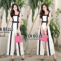 ราคา จั้มขายาวสีขาว แถบลูกไม้ดำ (1398741608)