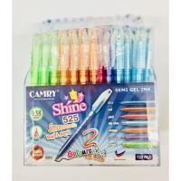 ราคา ปากกาลูกลื่น ฝากากเพชร CAMRY SHINE 525 สีน้ำเงิน แพ็คละ 120 ด้าม (1143401092)