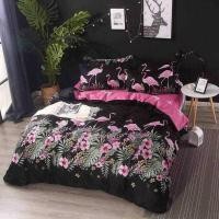 ราคา ผ้าปู7ฟุต !! ชุดเครื่องนอนพร้อมผ้านวม ลายนกดำ (3176617200)