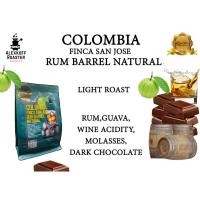 ราคา Colombia Finca San jose Rum Barrel Natural เมล็ดกาแฟคั่วอ่อนขนาด 200 กรัม (16898028659)