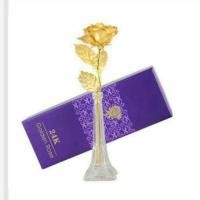 ราคา ⚘กุหลาบทองคำ 24K เสริมทรัพย์ Golden Rose (39460159)