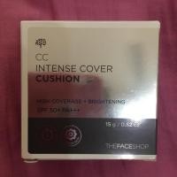 ราคา โค้ดลด100฿ Cushion the face shop #v203 intense cover (219599313)