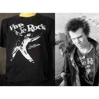 ราคา เสื้อยืดผ้าฝ้ายพิมพ์ลายT-shirt เสื้อวงนำเข้า Vive Le Rock! Sid Vicious Seditionaries Sex Pistols England UK Punk Rock S (18965901755)