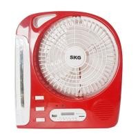 ราคา ส่งไว!! พัดลมชาร์จไฟ ขนาด 8 นิ้ว 5 in 1 พัดลม,ไฟฉาย LED ,วิทยุ FM,USB,แบตสำรอง แบบพกพา (4415332188)